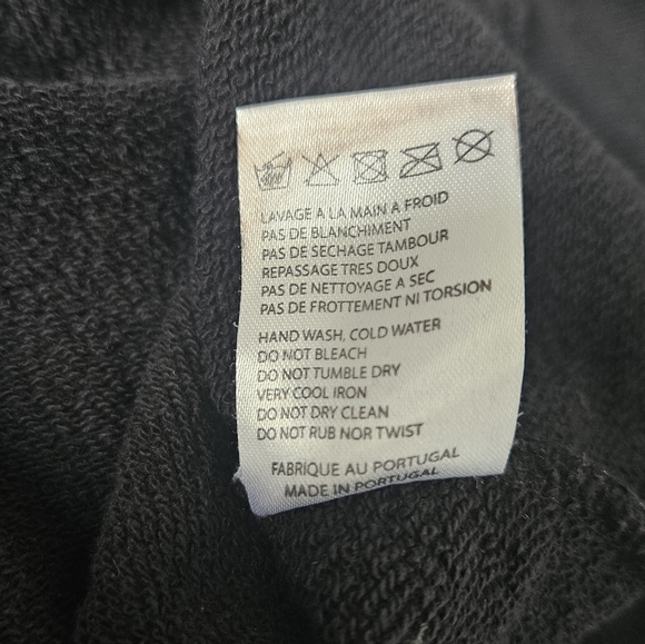 Carven Black Electri Heart Sweatshirt Size XS - Picture 6 of 7